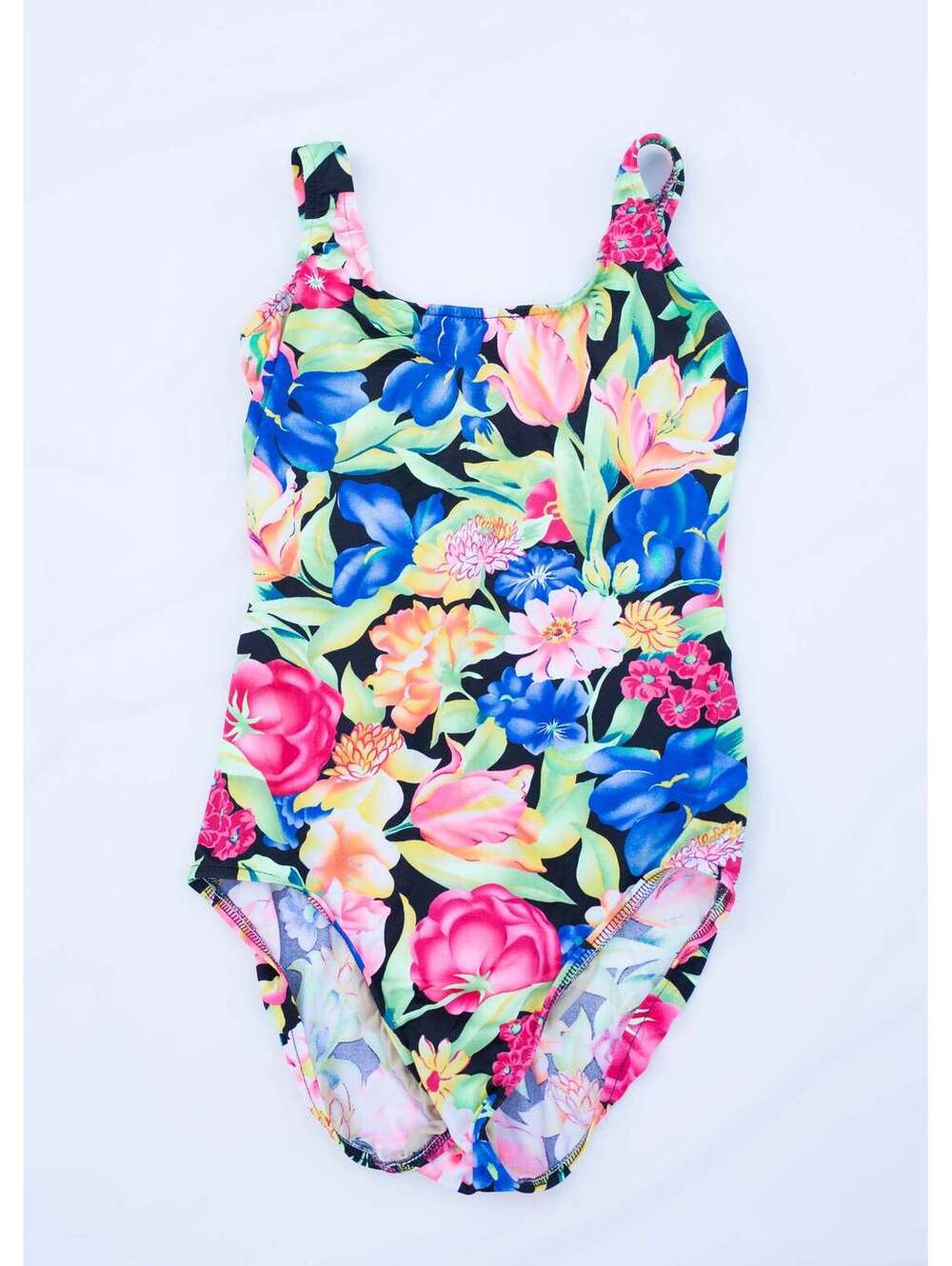 Lands End Floral Swim Suit